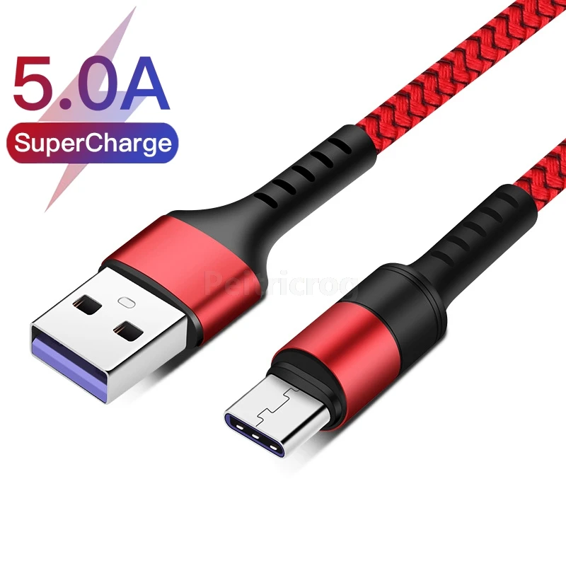 Кабель USB Type C с оплеткой 5 А|Кабели для мобильных телефонов| |