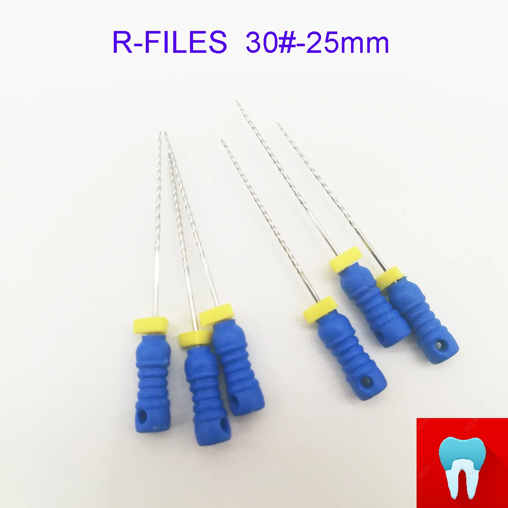 6 шт. 30 #25 мм стоматологические файлы корневой канал материалы Стоматологические