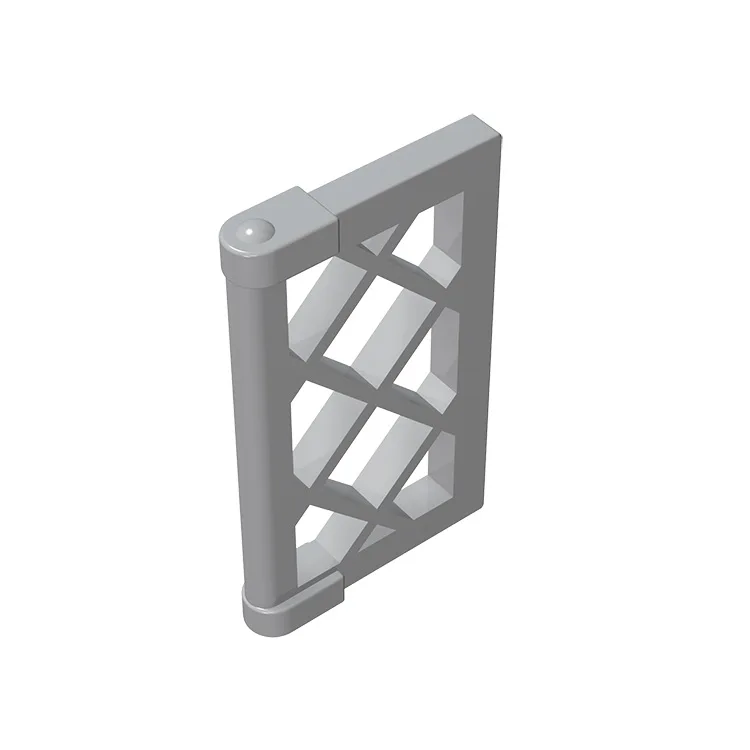BuildMOC 60607 Window 1x2x3 с толстыми угловыми вкладками для строительных блоков детали