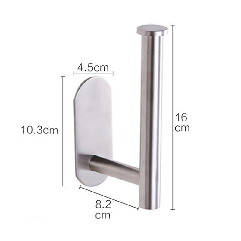 

Wall Mount Toilet Paper Holder Stainless Steel Bathroom kitchen Roll Paper Rack Tissue Towel Accessories Rack Holders