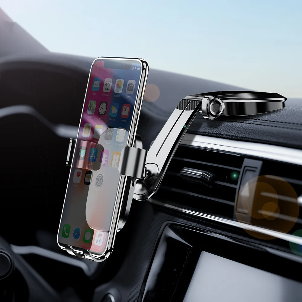 Redgiko Складной автомобильный держатель для телефона гравитационная приборная