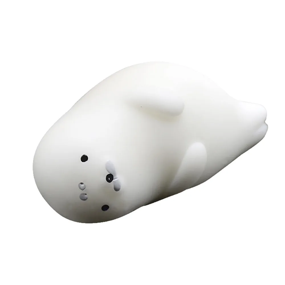 

HIINST 16pcs Cute Mochi Cat TPR doll Squishy Toy Squeeze Healing Fun Kid Kawaii Stress Reliever Toy Drop Ship