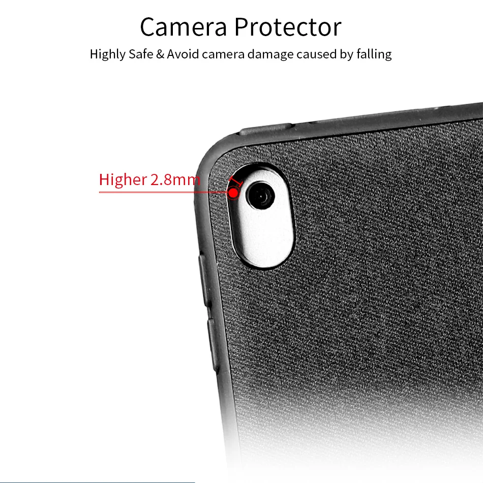 Чехол для iPad Pro 10 5 с держателем карандашей умный трехскладной кожаный флип чехол