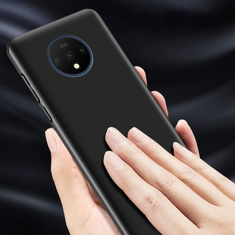 Чехол из ТПУ для Oneplus 7 T чехол-бампер противоударный тонкий мягкий матовый чехол 7t