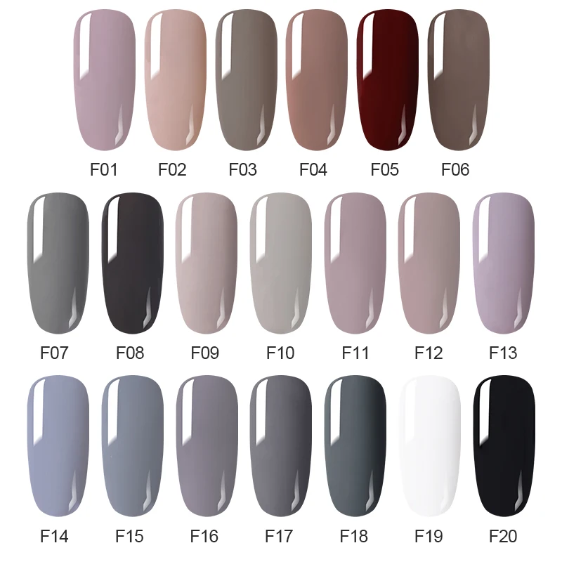 Маникюрный Гель лак NEE JOLIE 8 мл Цветной СВЕТОДИОДНЫЙ УФ удаляемый от геля