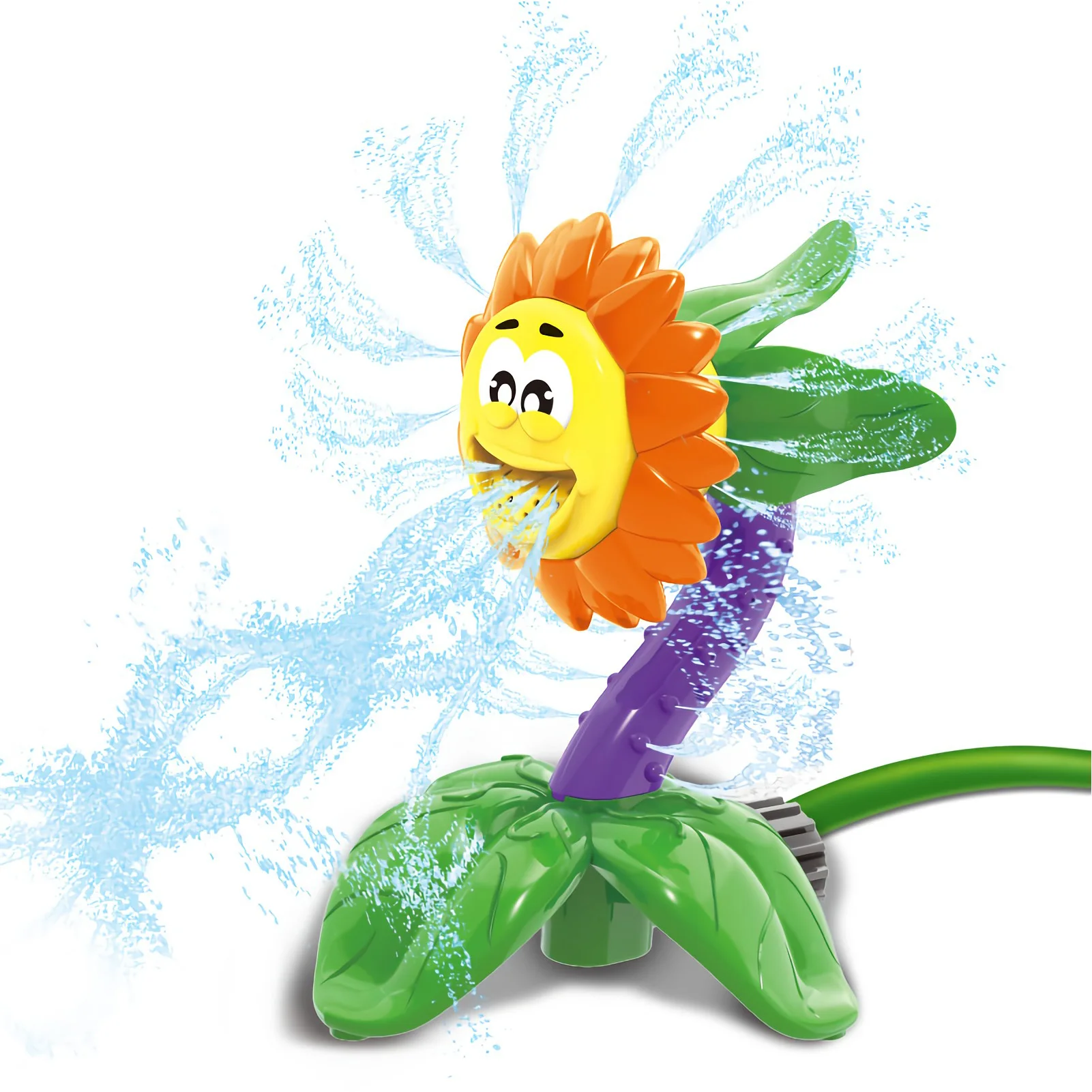 

New Outdoor Summer Sprinkler Water Spray Toys For Kid Rotating Turtle Sun Flower Backyard Lawn Sprinkler Water Game Toy