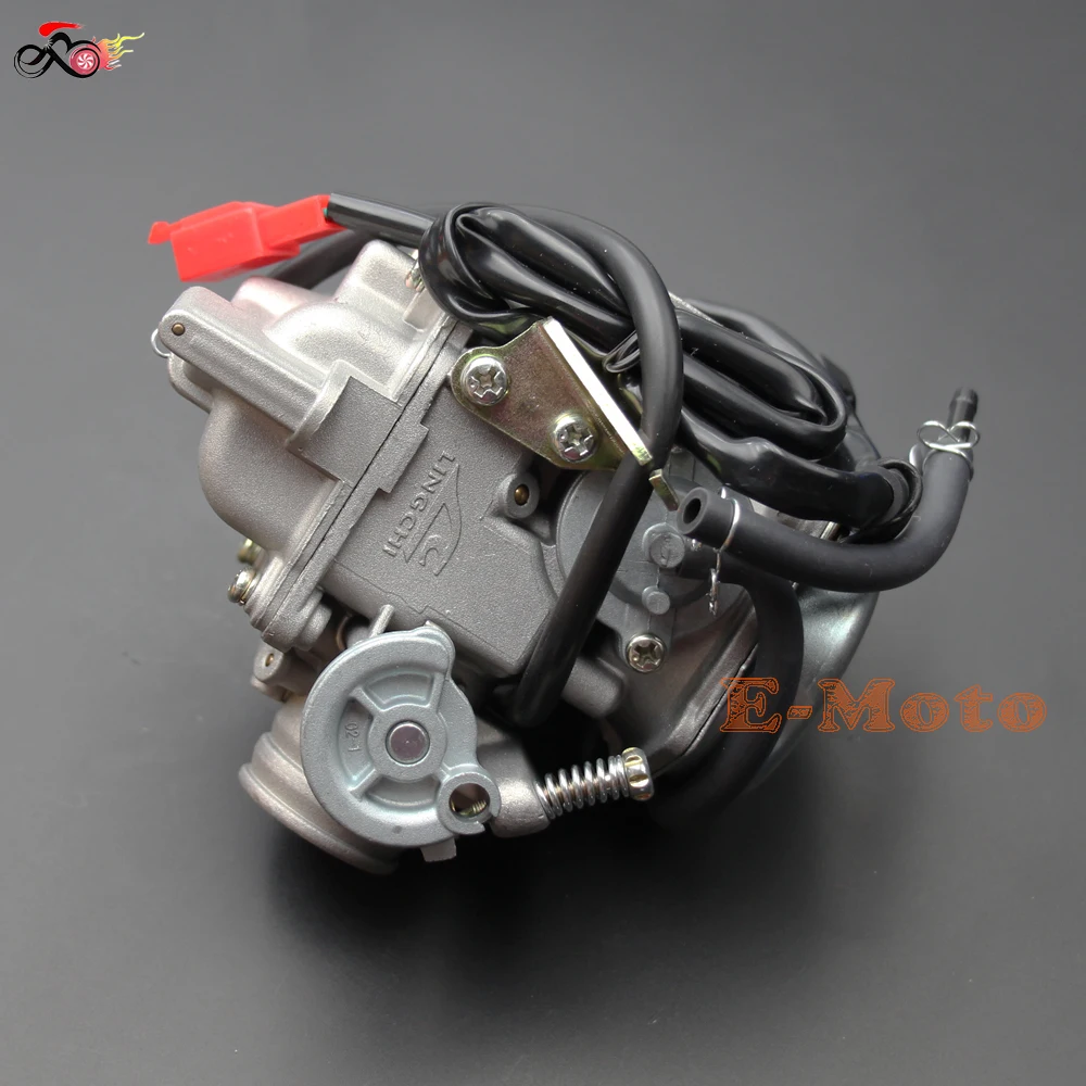Карбюратор GY6 125 куб. См 150cc PD24 24 мм карбюратор для скутера квадроцикла Go Kart SunL Roketa