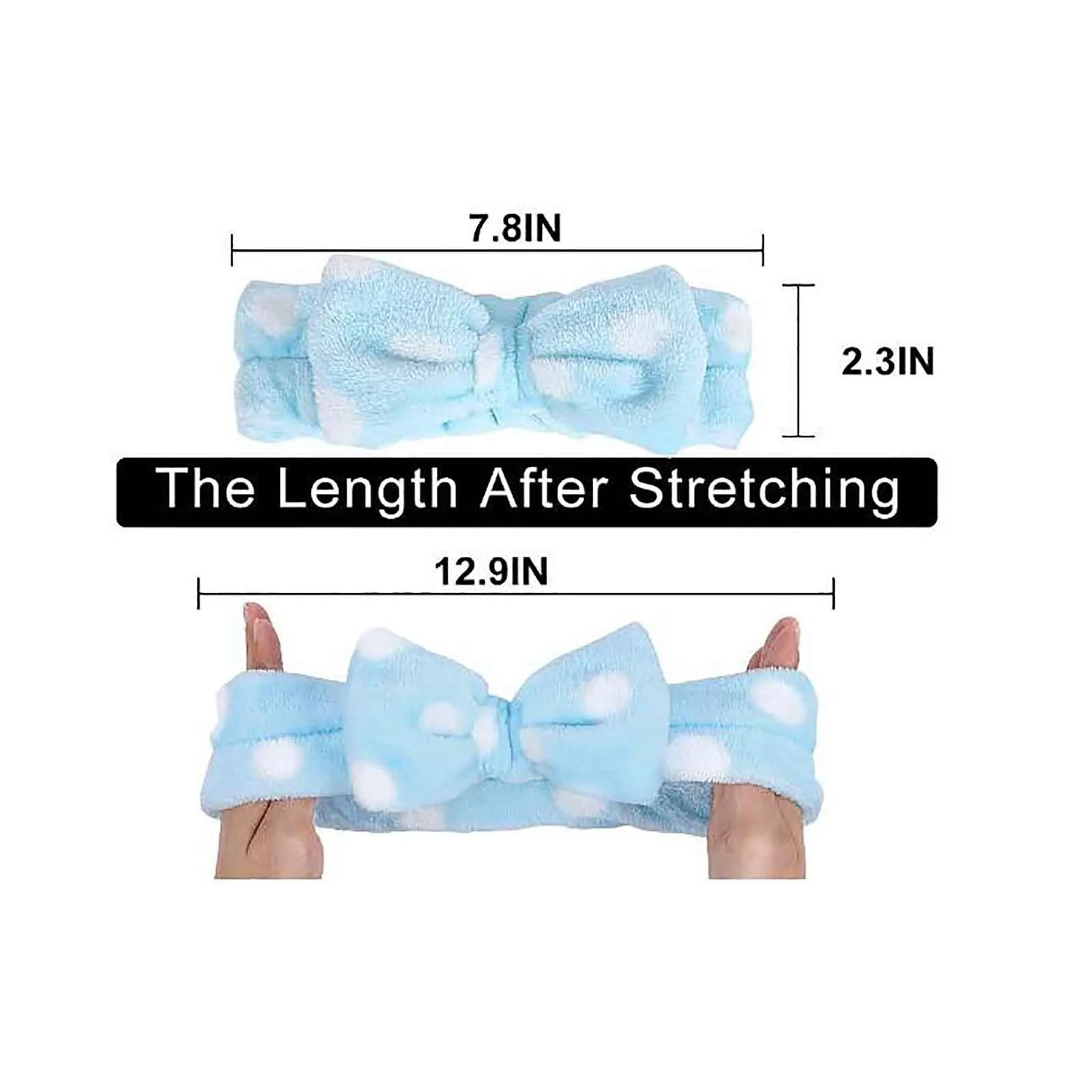

Butterfly End Hair Band Women Fashion Flannel Hair Wash Makeup Available Sport Hairband Hair Accessories q4