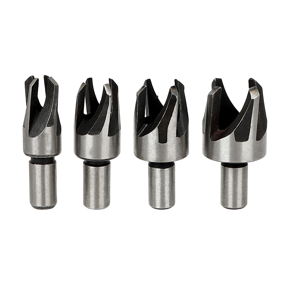 

Woodwork Claw Cork Drill Wood Plug 22mm 19mm 16mm 13mm 4Pcs/set Cutting Tool Dowel Tool Set