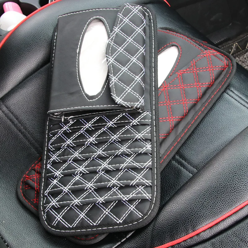 Автомобильный Стайлинг Солнцезащитный козырек сумка Авто CD держатель коробка