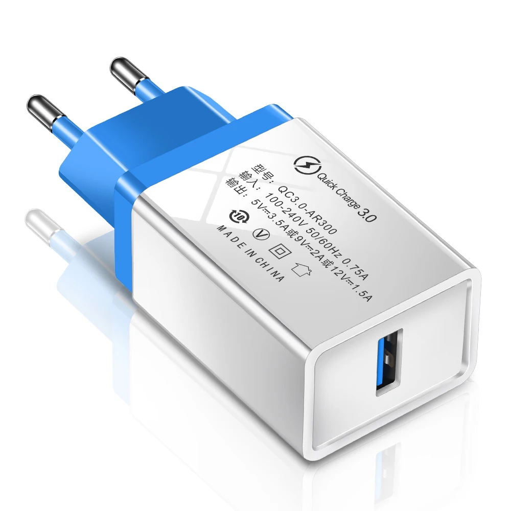Suhach Quick Charge 3,0 USB зарядное устройство QC 3,0 QC Turbo Быстрая зарядка EU дорожное настенное зарядное устройство для мобильного телефона Xiaomi Mi 9 huawei P30