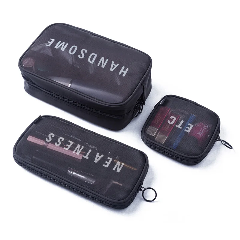 Travel Pouch Beautician Cute Transparent Toiletry Bag Makeup Handbag Organizer Cosmetic Bathing Practical Beauty Wash Kit Bags | Багаж и