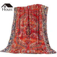 sarouk arak west persian printed blanket soft comfortable velvet plush flower blankets warm sofa bed sheets