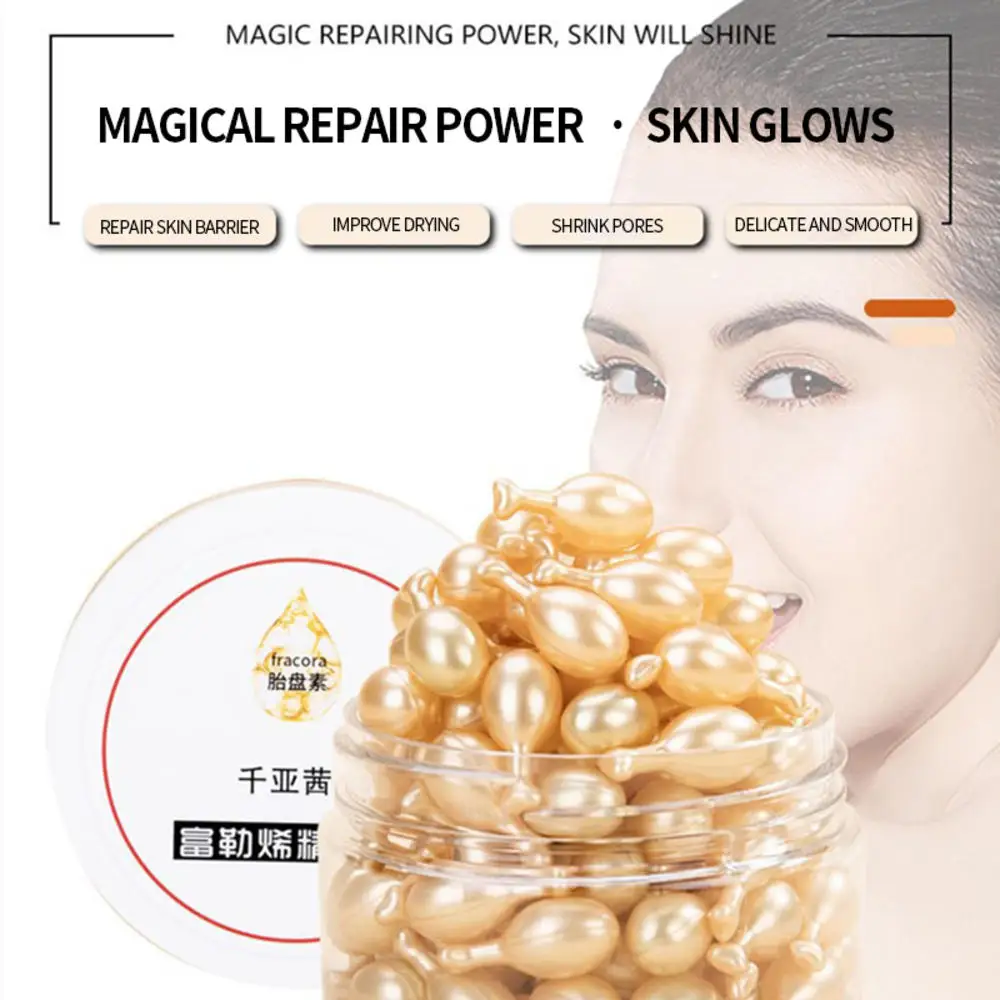 

50Pcs Korean Hyaluronic Acid Capsules Acne Treatment Anti-Aging Anti-Wrinkle Whitening Moisturizing Faical Skin Care Serum