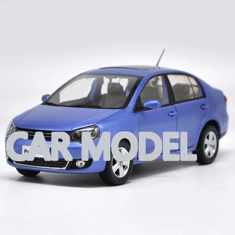 Синий 1:18 Масштаб сплава игрушечные транспортные средства VW P0L0 jinqu модель автомобиля Детские игрушечные машинки авторизованный игрушки для детей - Цвет: Синий