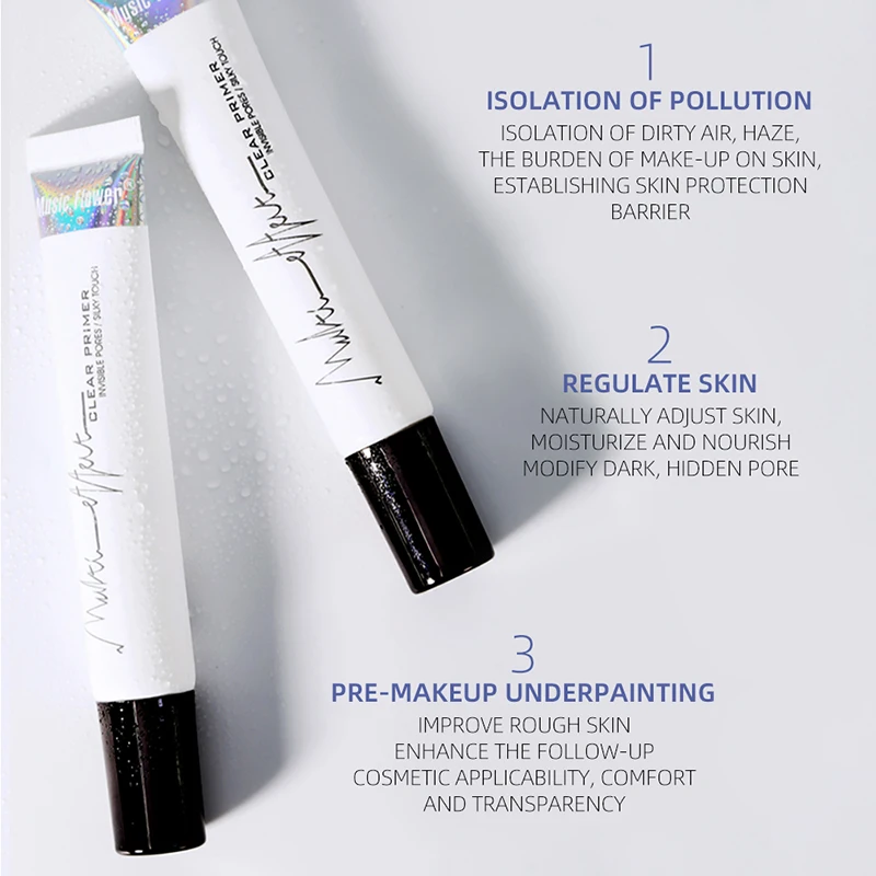 Макияж для лица увлажняющий грунт ремонт изоляция отбеливающий Невидимый пор