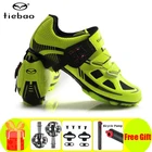 Велосипедные туфли Tiebao, педаль, SPD, набор, спортивная обувь для горных велосипедов, дышащая самозакрывающаяся, для мужчин и женщин