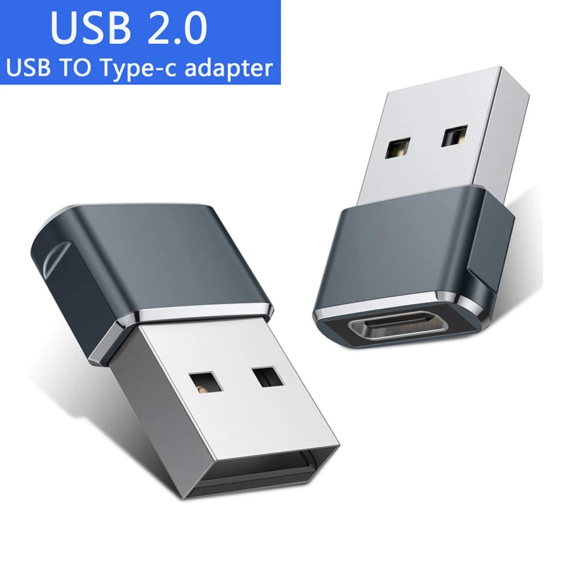 

2021 практичный адаптер Type-C на USB А, преобразователь Type-c, компактный, портативный, легкий, прочный, зарядка от USB до Type-c OTG