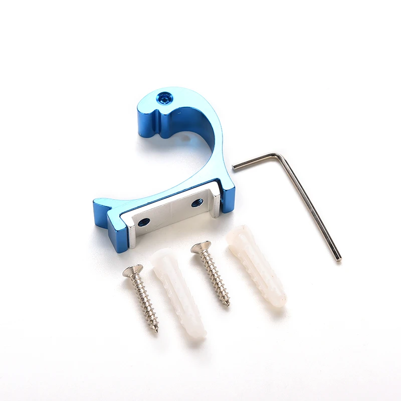 

1 PCS Space Aluminum Candy Color Decorative Wall hooks& racks,Clothes hanger & Towel &Robe & Metal & coat hook