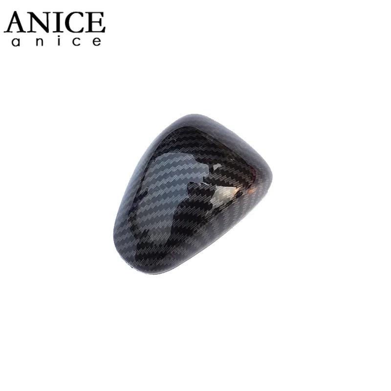 Carbon Fiber Color Inner Gear Shift Knob Cover fit For Honda Accord accessories 2013 ABS