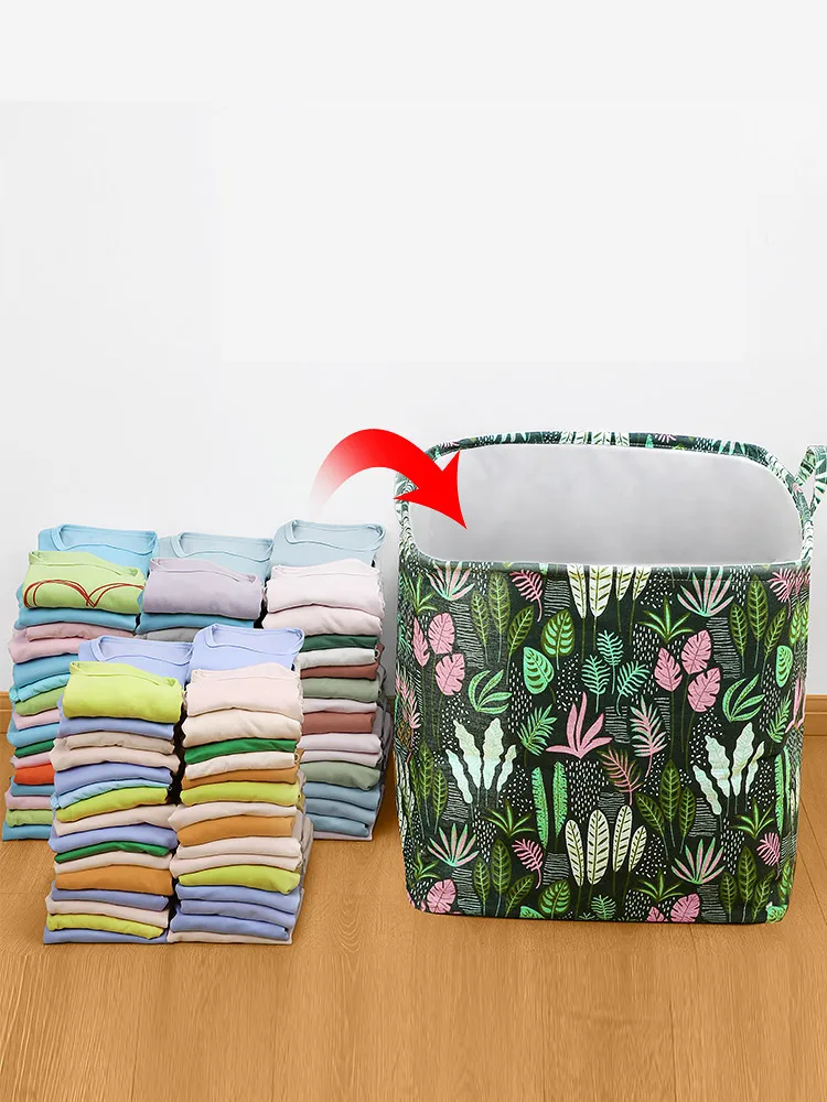 JOYBOS большая тканевая коробка для хранения бытовой одежды корзина сумка