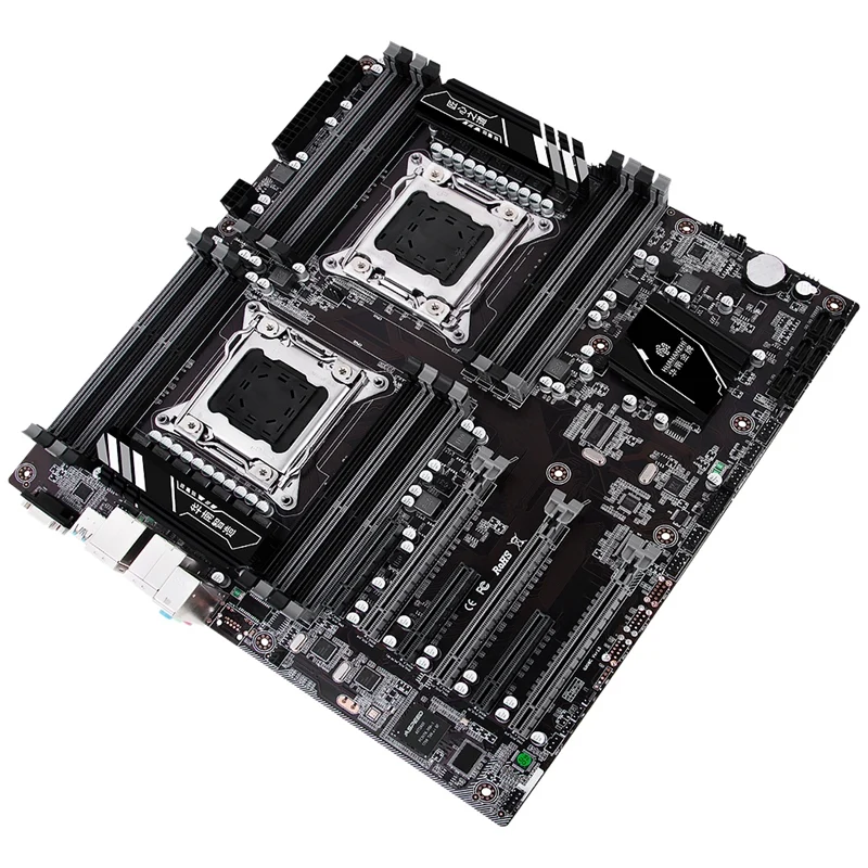 Материнская плата HUANANZHI X79 16D Intel Dual CPU LGA 2011 E5 2689 2670 V2 DDR3 1333/1600/1866 МГц 515 ГБ NVME SATA3