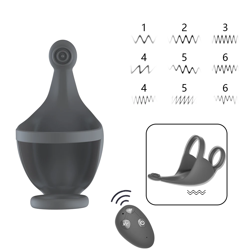 Анальный вибратор с управлением через приложение по Bluetooth Мужской мастурбатор