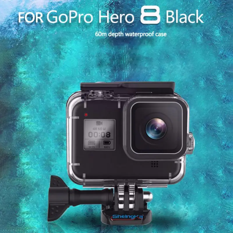 Для HERO8 Черный Защитный корпус для дайвинга корпус для серфинга для Gopro Hero 8 Черная Спортивная камера Водонепроницаемые Чехлы рамка аксессуары