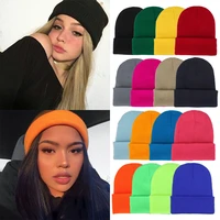 2020 winter hats for women men new beanies knitted solid cool hat girls autumn female beanie warm bonnet casual cap wholesale