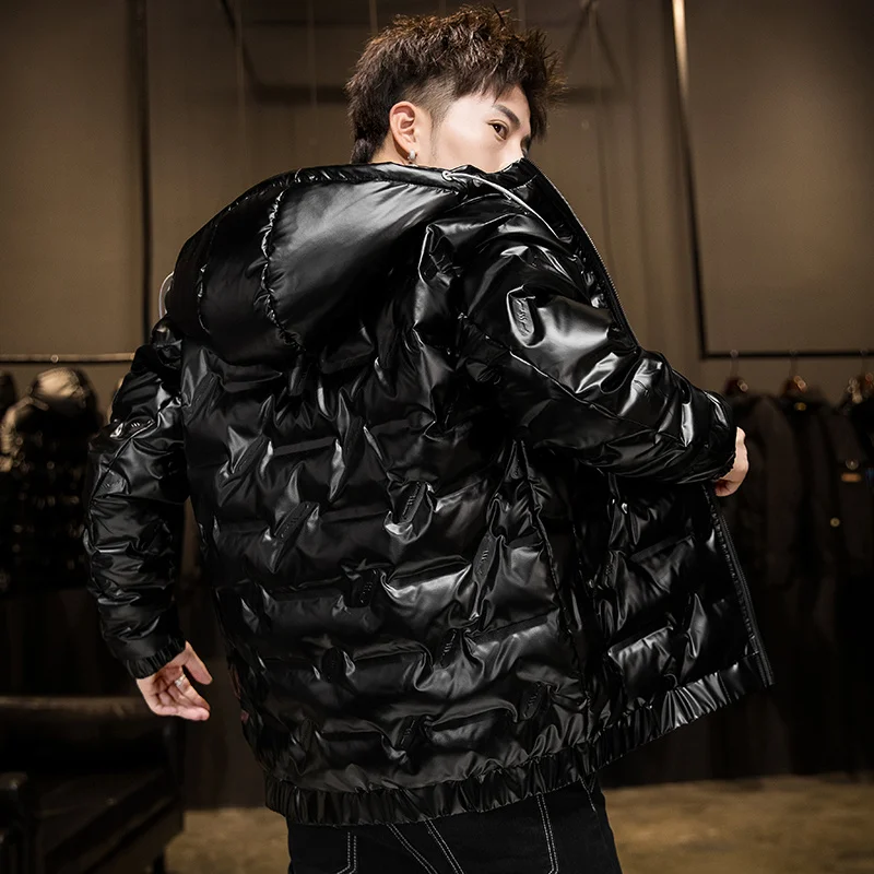 Winter men jacket 90% white duck down coat  with a slim suit thickened fashion trend  warm coat  high quality