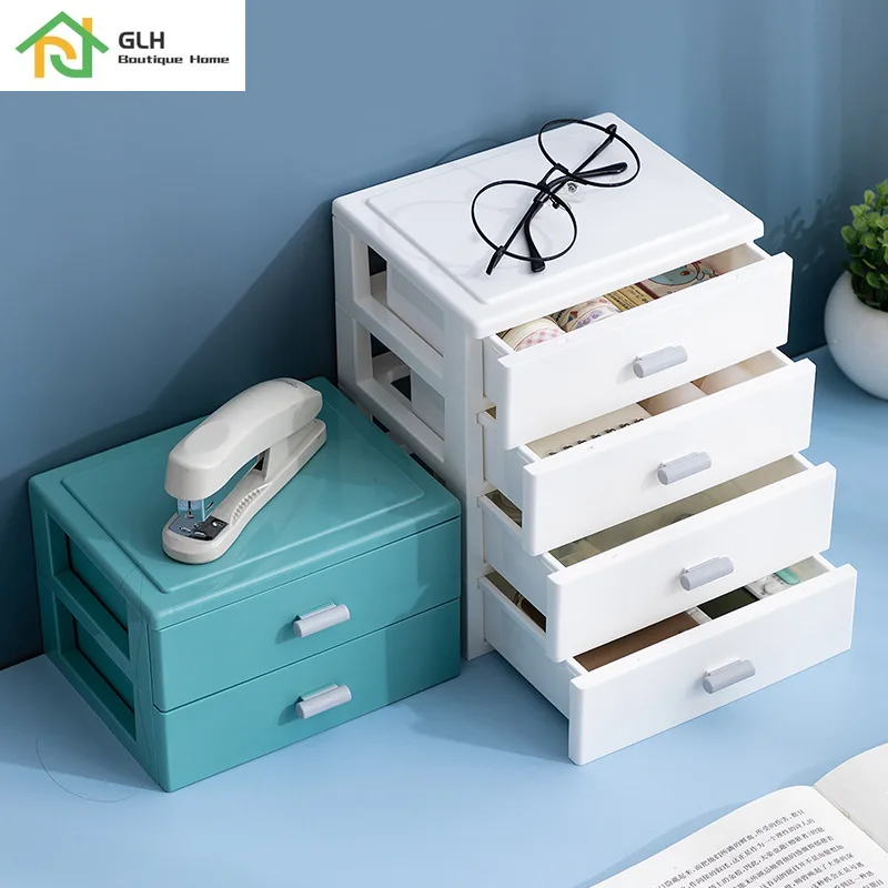 Многослойный пластиковый ящик-органайзер Настольный ящик для ювелирных изделий