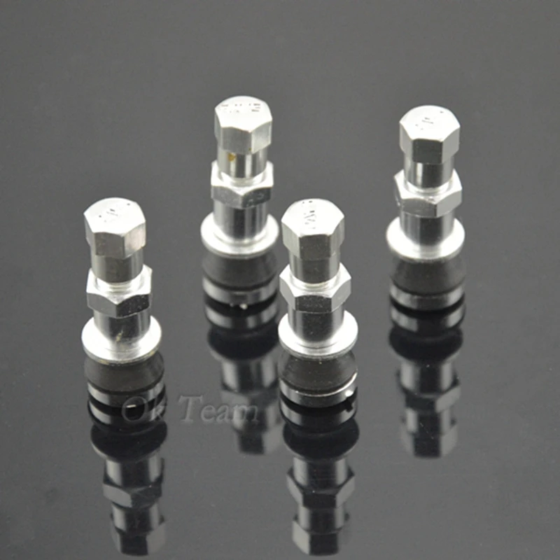Алюминиевый автомобильный бескамерный стержень клапана колеса с четырьмя