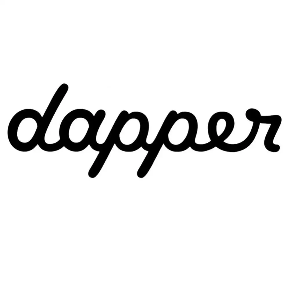 

Dapper Letters Car Vehicle Body Window Reflective Decals Sticker Decoration