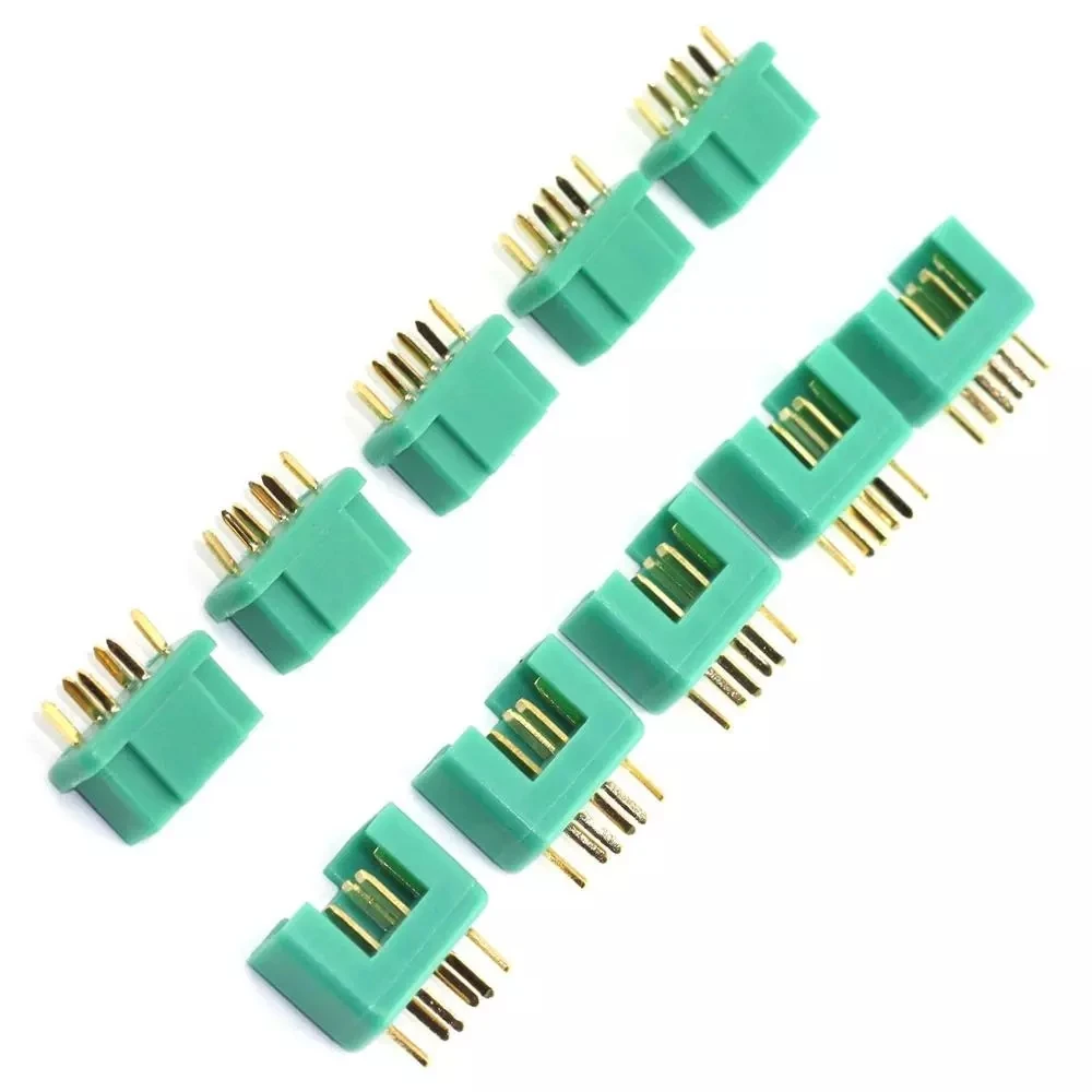 50 пар RC Multiplex Plug MPX разъем 40Amp 24K позолоченный штырь и гнездо|mpx connector|rc connectorconnector rc |