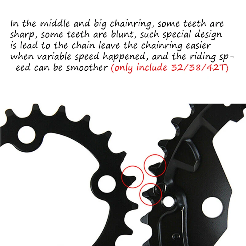 CNC велосипедный коленчатый набор MTB IXF 104BCD 170 мм велосипедная рукоятка