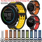 Ремешок спортивный для смарт-часов Polar lgnite Vantage MM2, сменный Силиконовый браслет с зернистостью X Prolgnite 2 Correa