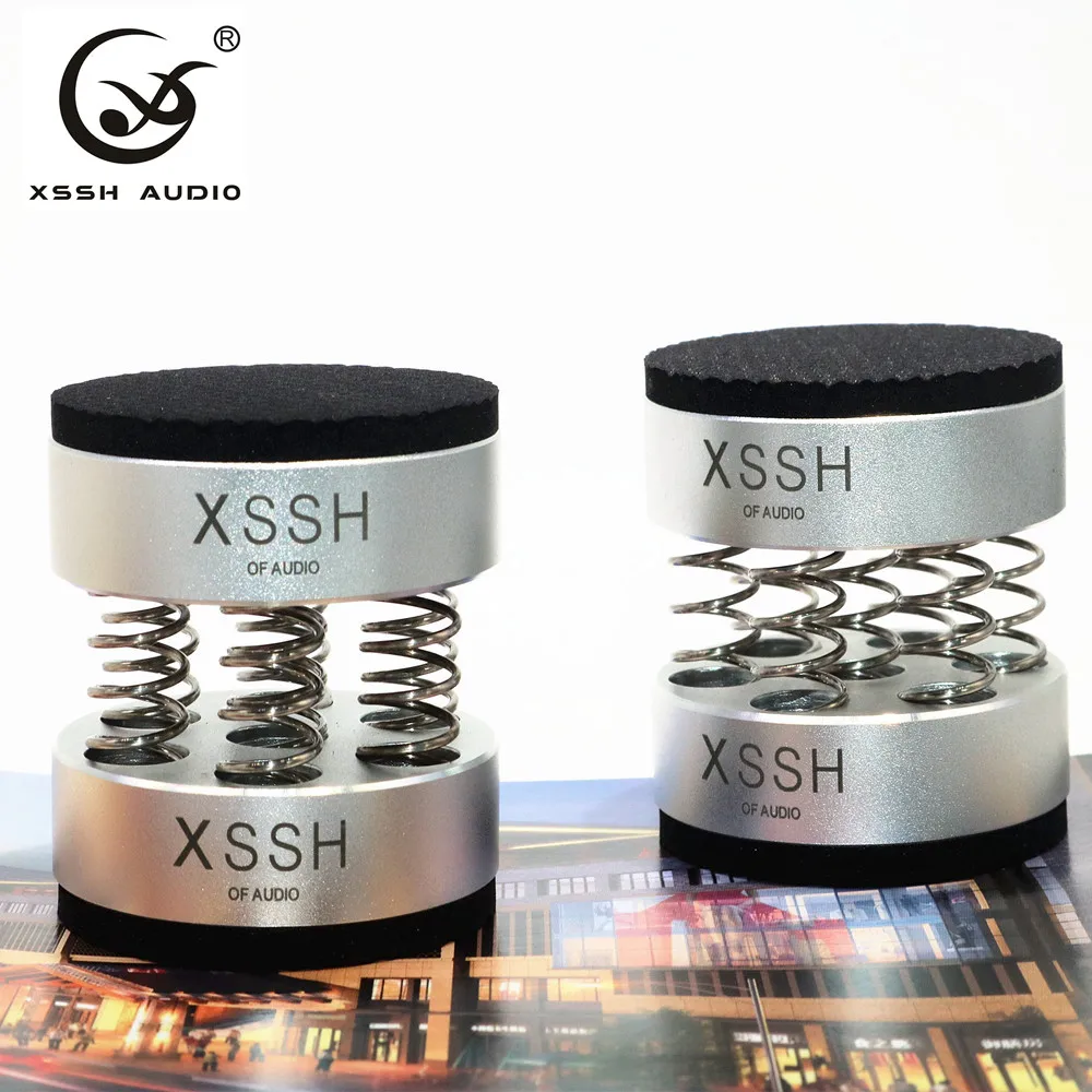 4 шт./8 шт. обновления XSSH Audiophile Ударные Шипы весной демпфирования колодки Hi Fi стенд