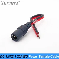 12v plug dc female adapter cable plug connector for cctv camera dc plug female 5 52 1 1piece 5 5x 2 1mm dc power female cable