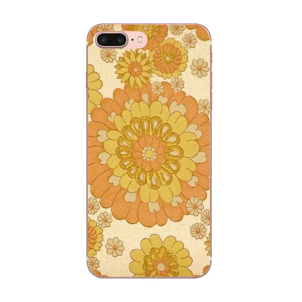 Cell Phone Case For Xiaomi Redmi Mi 4 7A 9T K20 CC9 CC9e Note 7 9 Y3 SE Pro Prime Go Play Retro Stained Glass Yellow Flower | Мобильные