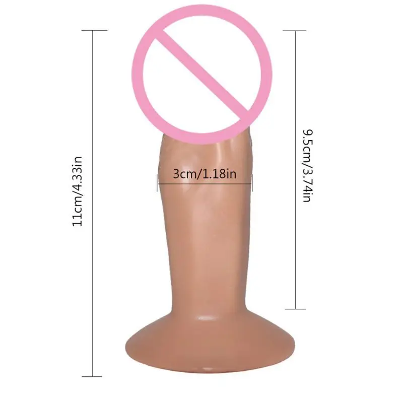 Высокое качество Новые Реалистичные Мини-дилдо с присоской пенис Анальная