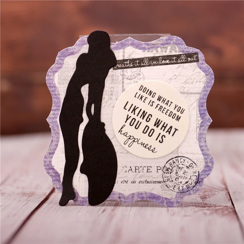 DiyArts красивые женские Вырубные штампы 2019 трафарет для скрапбукинга из металла