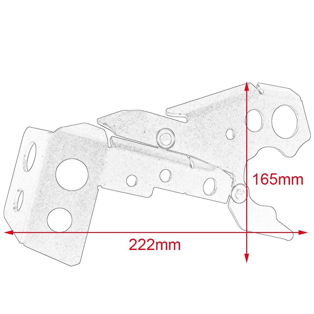 CRF 1000L 1000 L правый чехол для двигателя защита головки блока цилиндров Honda CRF1000L