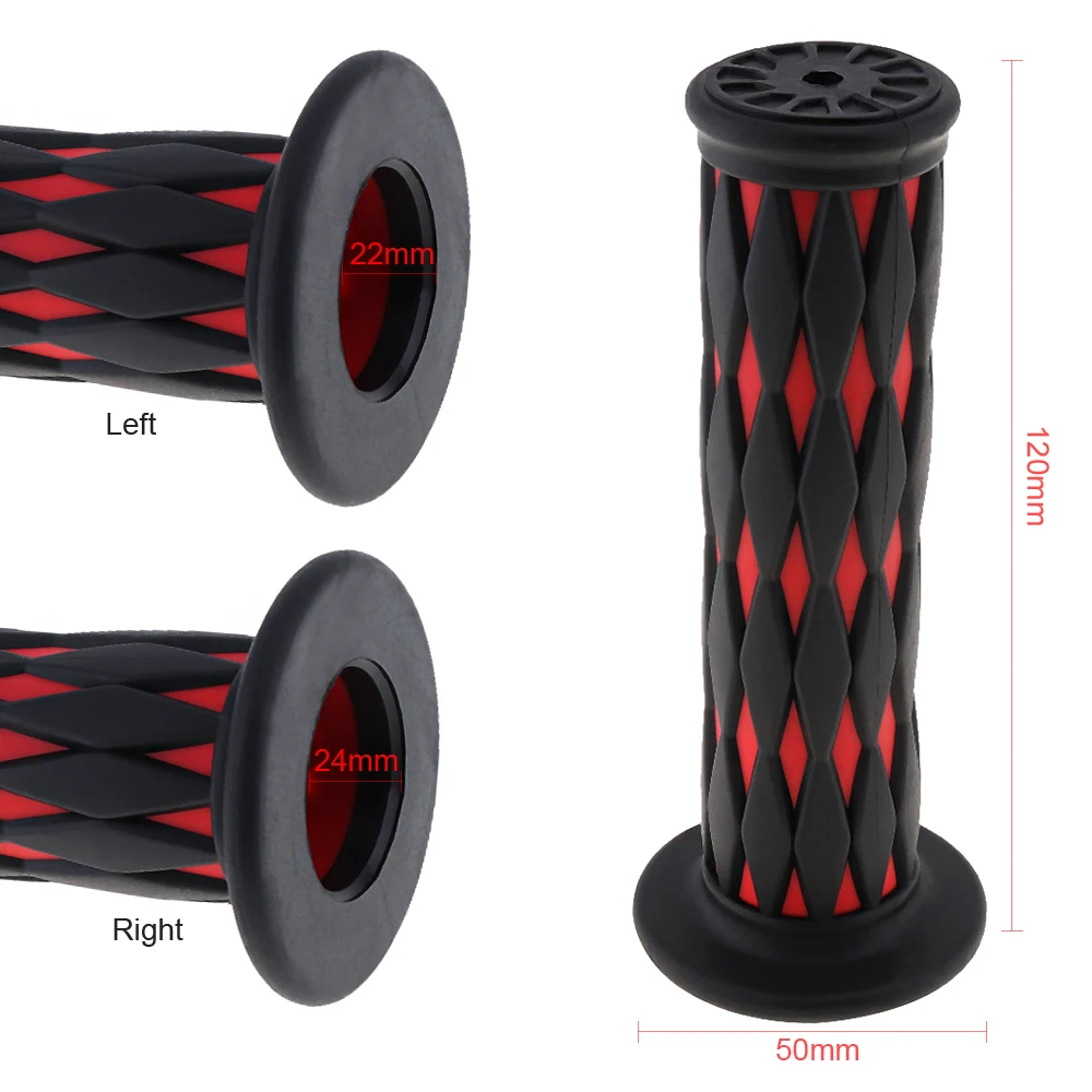 1 пара мягких ручек для мотоцикла TRP с рисунком и нескользящей функцией подходит