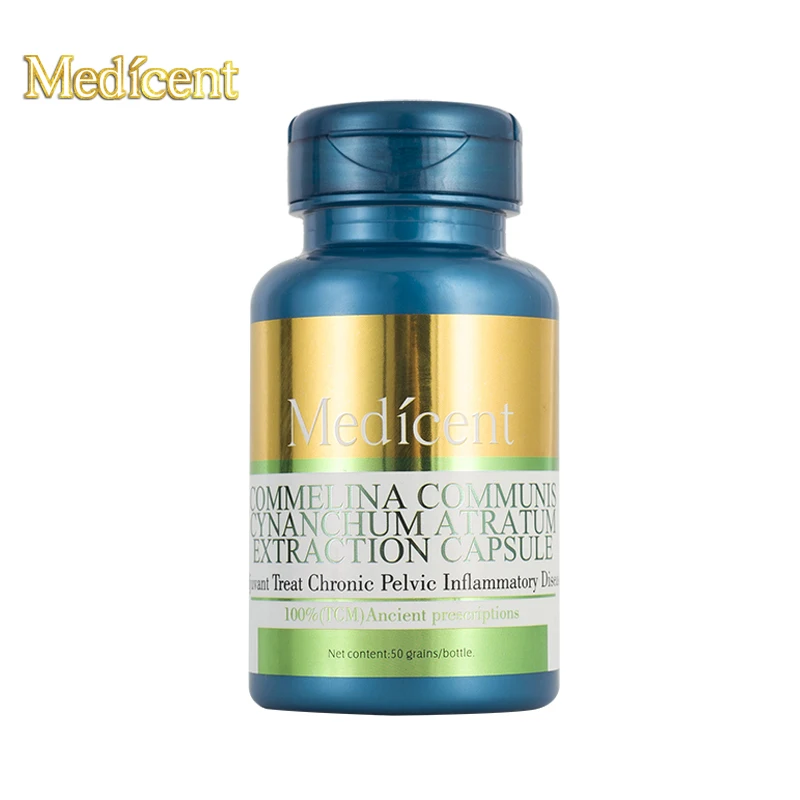

Medicent Commelina Communis Cynanchum Atratum Extraction Capsule, Adjuvant Treat Chronic Pelvic Inflammatory Disease, 50pcs.