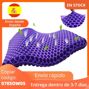 gel seat cushion for long sitting double thick gel seat cushion with non slip cover gel seat cushion for pressure breathable free global shipping