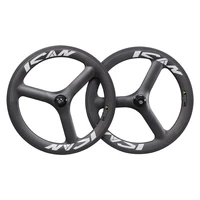 hot sale bmx 20 451 tri spoke wheels vdisc brake front 100 rear 130 135mm max tire 4511 35 carbon wheelset fit folding bike