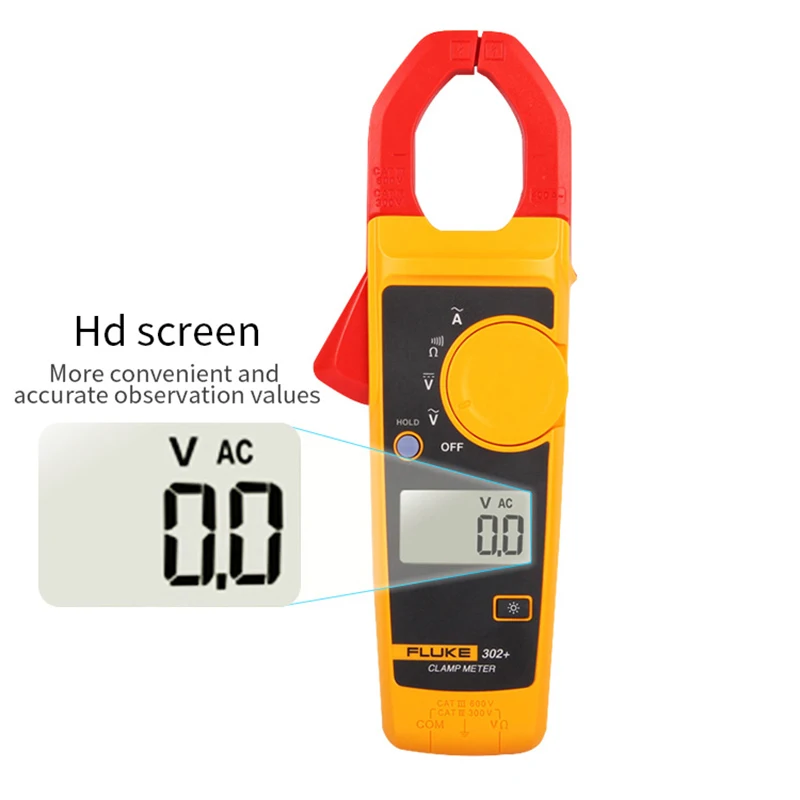 Фото Цифровой токоизмеритель зажим Fluke 302 +/F381 плоскогубцы амперметр тестер Цифровой токоизмеритель зажим Fluke 302 +/F381 плоскогубцы амперметр тестер