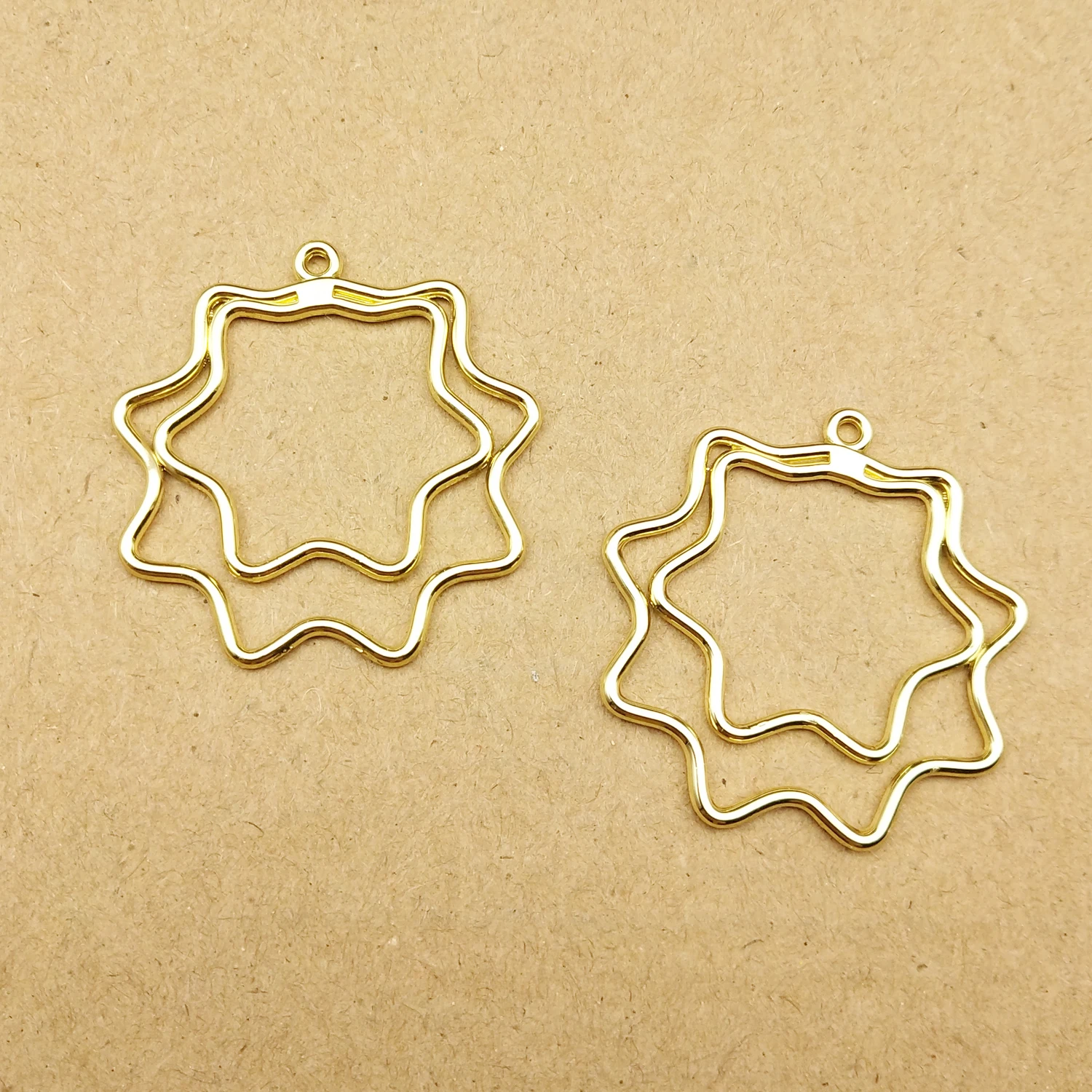 

10pcs 31x32mm geometric charm for jewelry making fashion earring pendant bracelet necklace charm