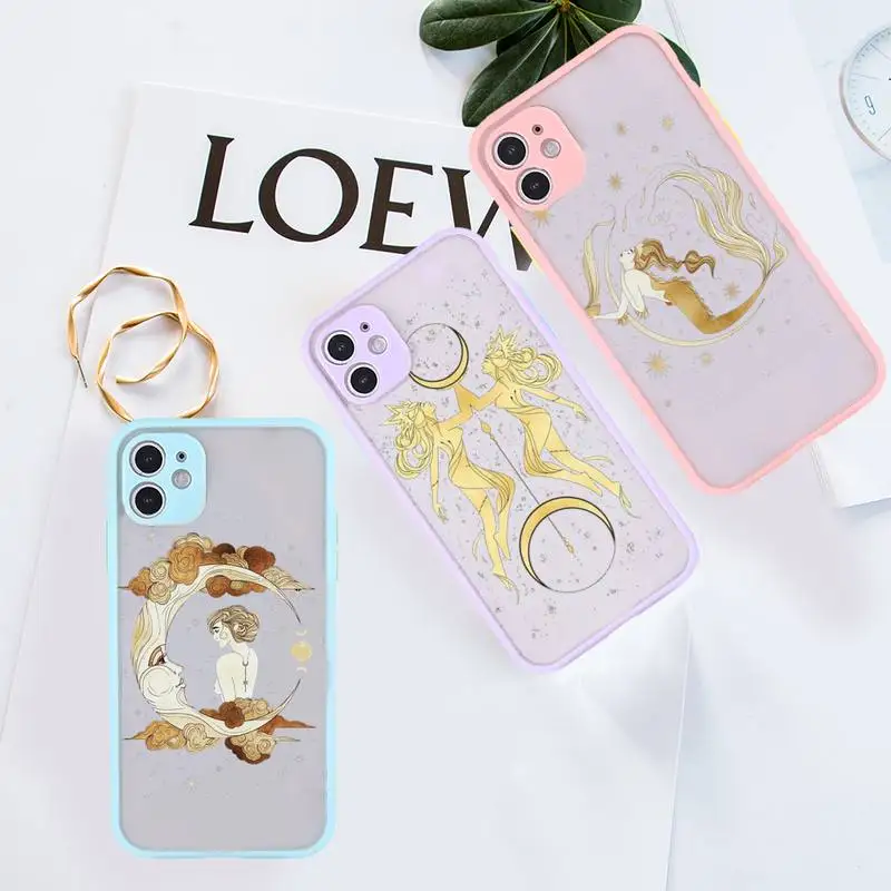

Room of Magic Moon Phone Case matte transparent For iphone 7 8 11 12 plus mini x xs xr pro max cover
