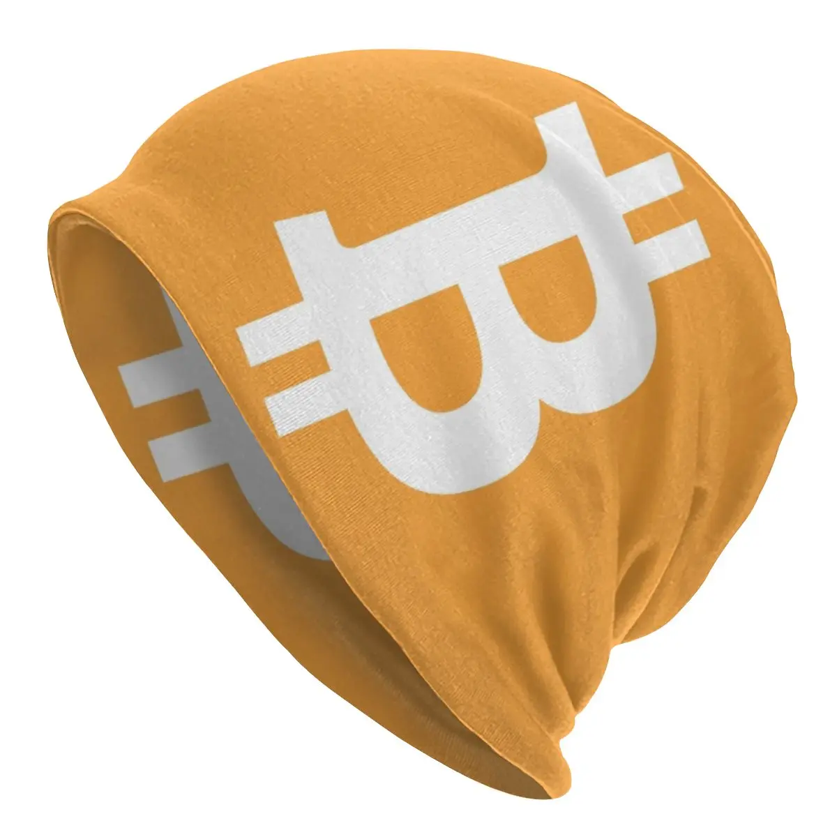 

Трикотажная шапка для мужчин и женщин, зимняя теплая уличная бини для биткоинов, BTC, криптовалюты